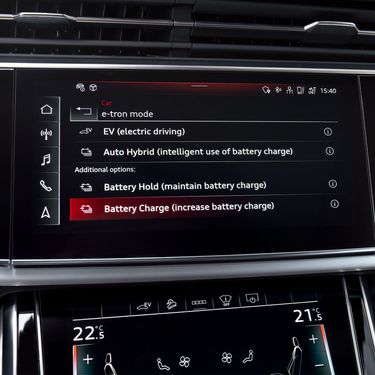 Audi A6 Avant TFSI e MMI driving modes