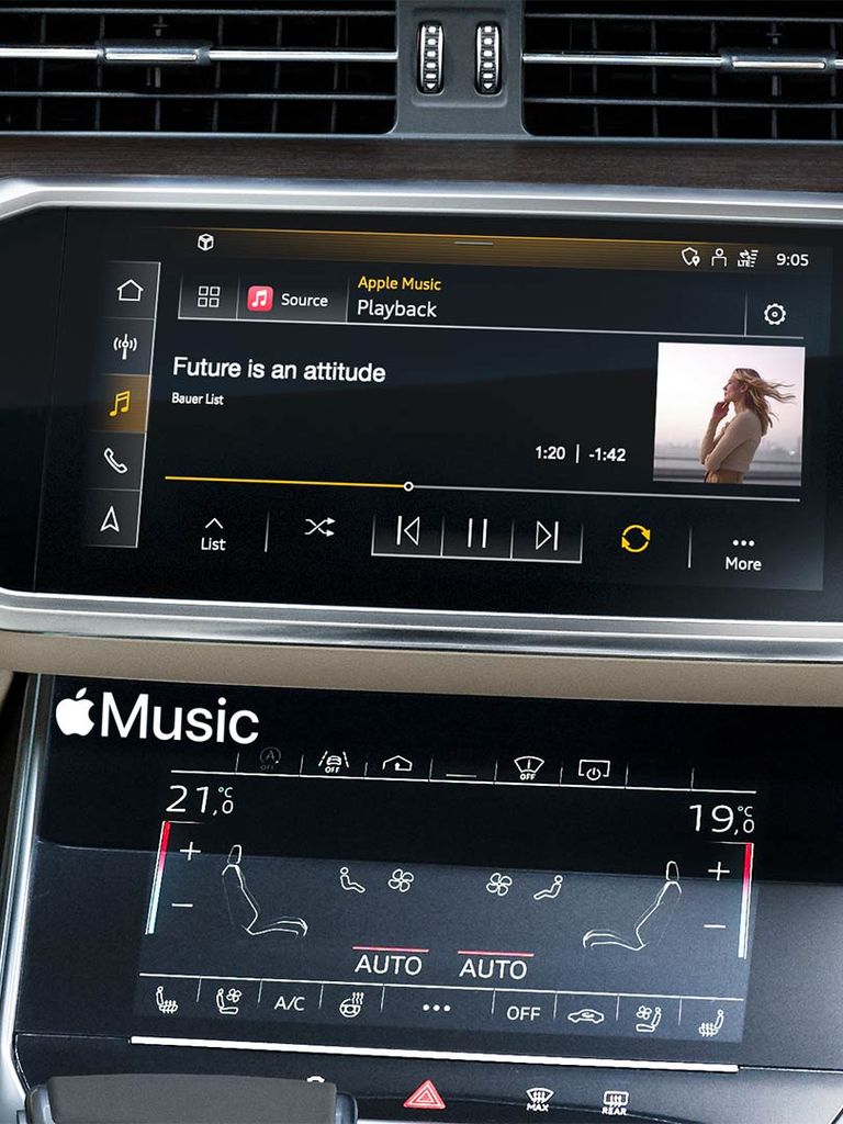 MMI-System with Apple Music
