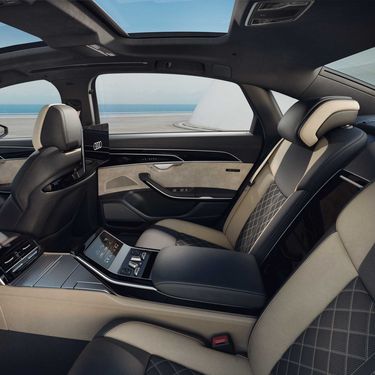 View back seat Audi A8 L